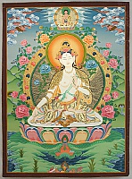 Tibetan Thangka - White Tara