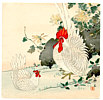 Chikuseki active ca. 1900 - Rooster and Hen - artelino Art Auctions. Chikuseki active ca. 1900 - Rooster and Hen