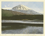 Shogo Okamoto 1920-2001 - Lake Sai and Mt. Fuji - artelino Art Auctions. Shogo Okamoto 1920-2001 - Lake Sai and Mt. Fuji