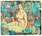 Yang Yongsheng born 1967 - A Girl in the Forest - artelino Art Auctions. Yang Yongsheng born 1967 - A Girl in the Forest