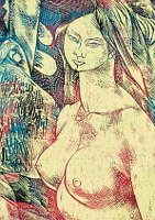 Yang Yongsheng born 1967 - A Girl in the Forest - artelino Art Auctions. Yang Yongsheng born 1967 - A Girl in the Forest