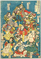 By Kuniyoshi Utagawa - 108 Heroes of Suikoden