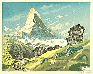 Osamu Sugiyama born 1946 - Matterhorn in Autumn - artelino Art Auctions. Osamu Sugiyama born 1946 - Matterhorn in Autumn