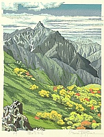 Osamu Sugiyama born 1946 - Mt. Yari in the Autumn - Japan - artelino Art Auctions. Osamu Sugiyama born 1946 - Mt. Yari in the Autumn - Japan