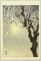 Eiichi Kotozuka 1906-1979 - Cherry Blossoms in Evening - artelino Art Auctions. Eiichi Kotozuka 1906-1979 - Cherry Blossoms in Evening