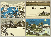 Nisaburo Ito 1910-1988 - Famous Temples in Kyoto - artelino Art Auctions. Nisaburo Ito 1910-1988 - Famous Temples in Kyoto