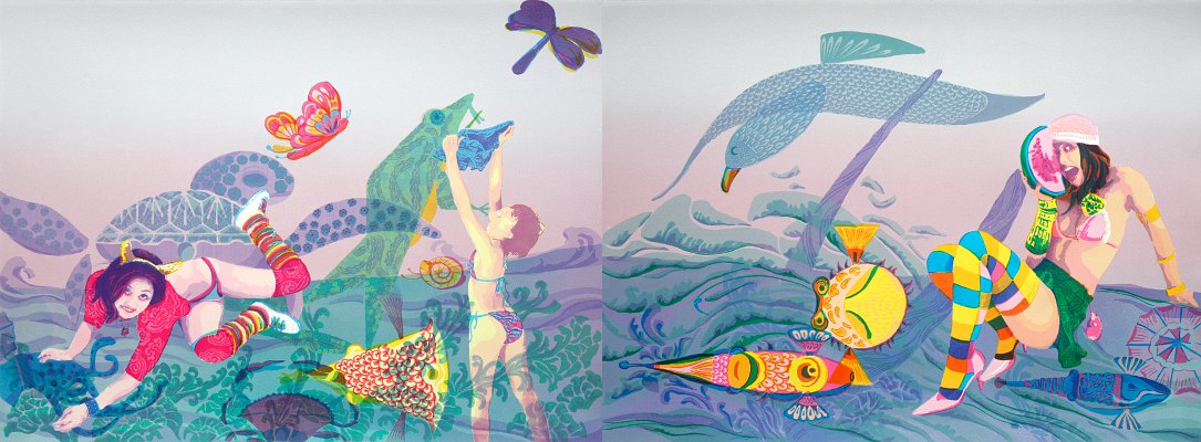 By Xiong Xiqiu born 1979 - Chinese Print