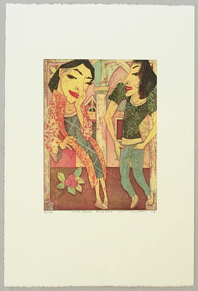 Yuji Hiratsuka born 1954 - Maiden Blush - artelino Art Auctions. Yuji Hiratsuka born 1954 - Maiden Blush