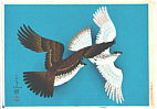 Bakufu Ono 1888-1976 - Two Eagles - artelino Art Auctions. Bakufu Ono 1888-1976 - Two Eagles