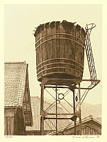 Brian Williams born 1950 - Water Tower - artelino Art Auctions. Brian Williams born 1950 - Water Tower
