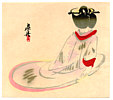 Zeshin Shibata 1807-1891 - Sitting Lady - artelino Art Auctions. Zeshin Shibata 1807-1891 - Sitting Lady