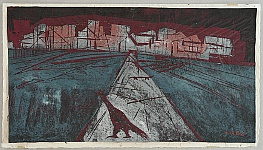 Tadashige Ono 1909-1990 - Road - artelino Art Auctions. Tadashige Ono 1909-1990 - Road