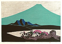 Yoshio Kanamori born 1922 - Mt. Fuji, Lake, Summer Flower - artelino Art Auctions. Yoshio Kanamori born 1922 - Mt. Fuji, Lake, Summer Flower