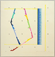 Yoshisuke Funasaka born 1939 - Blue and White Space - No. 276 - artelino Art Auctions. Yoshisuke Funasaka born 1939 - Blue and White Space - No. 276