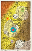 Hideo Hagiwara 1913-2007 - Bubbles on the Water - artelino Art Auctions. Hideo Hagiwara 1913-2007 - Bubbles on the Water