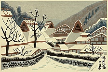 Takeji Asano 1900-1999 - Yase in the North of Kyoto - artelino Art Auctions. Takeji Asano 1900-1999 - Yase in the North of Kyoto