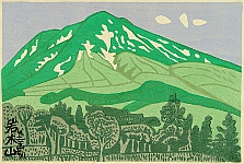 Takeji Asano 1900-1999 - Mt. Iwaki - artelino Art Auctions. Takeji Asano 1900-1999 - Mt. Iwaki