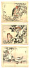 Bairei Kono 1844-1895 - Kacho-ga (3 Panels) - artelino Art Auctions. Bairei Kono 1844-1895 - Kacho-ga (3 Panels)