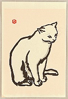 Sadanobu IV Hasegawa 1914 - 1999 - Cat - artelino Art Auctions. Sadanobu IV Hasegawa 1914 - 1999 - Cat