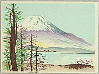 Nisaburo Ito 1910-1988 - Mt. Fuji and Lake Yamanaka - artelino Art Auctions. Nisaburo Ito 1910-1988 - Mt. Fuji and Lake Yamanaka