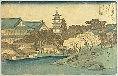 Hiroshige Ando 1797-1858 - Edo Meisho no Uchi - Asakusa - artelino Art Auctions. Hiroshige Ando 1797-1858 - Edo Meisho no Uchi - Asakusa