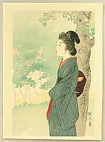Kogyo Terazaki 1866-1919 - Fresh Green Leaves - artelino Art Auctions. Kogyo Terazaki 1866-1919 - Fresh Green Leaves