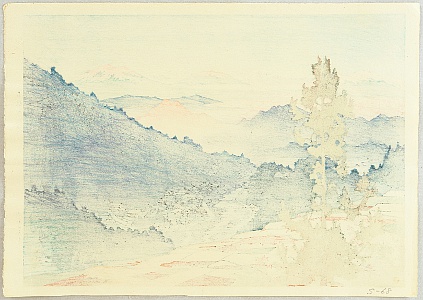Shinsui Ito 1898-1972 - Morning at Kanabayashi - artelino Art Auctions. Shinsui Ito 1898-1972 - Morning at Kanabayashi