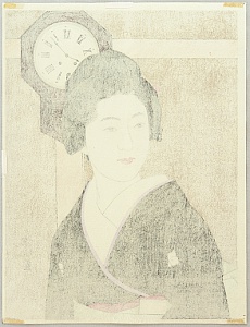 Shinsui Ito 1898-1972 - Clock and Beauty II - artelino Art Auctions. Shinsui Ito 1898-1972 - Clock and Beauty II
