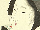 Eisen Tomioka 1864-1905 - Beauty and Umbrellas - artelino Art Auctions. Eisen Tomioka 1864-1905 - Beauty and Umbrellas
