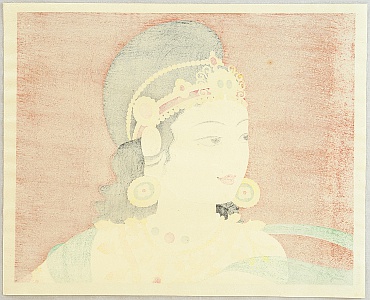 Gakuryo Nakamura 1890-1969 - Heavenly Indian Dancer - artelino Art Auctions. Gakuryo Nakamura 1890-1969 - Heavenly Indian Dancer