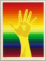 Ay-O born 1931 - Left Hand - artelino Art Auctions. Ay-O born 1931 - Left Hand