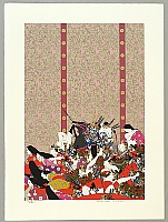 Hideo Takeda born 1948 - Genpei - Yoshinaka is coming to Kyoto - artelino Art Auctions. Hideo Takeda born 1948 - Genpei - Yoshinaka is coming to Kyoto