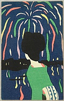 Yumeji Takehisa 1884-1934 - Fireworks - artelino Art Auctions. Yumeji Takehisa 1884-1934 - Fireworks