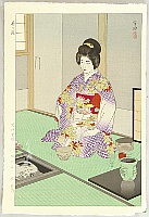 Shiro Kasamatsu 1898-1992 - Tea Ceremony - artelino Art Auctions. Shiro Kasamatsu 1898-1992 - Tea Ceremony