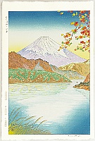 Koichi Okada 1907-? - Mt.Fuji and Lake Ashi - artelino Art Auctions. Koichi Okada 1907-? - Mt.Fuji and Lake Ashi