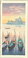 Ryusei Okamoto born 1949 - Venice, Evening - artelino Art Auctions. Ryusei Okamoto born 1949 - Venice, Evening