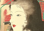 Shuho Taki active in 1930s - Japanese Girl in Port City - Kindai Reijin Gafu - artelino Art Auctions. Shuho Taki active in 1930s - Japanese Girl in Port City - Kindai Reijin Gafu