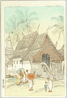 Marguerite Gifford 1877-1969 - Siamese Temple - artelino Art Auctions. Marguerite Gifford 1877-1969 - Siamese Temple