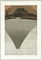 Yoshio Kanamori born 1922 - Mt. Fuji on a Lake - artelino Art Auctions. Yoshio Kanamori born 1922 - Mt. Fuji on a Lake