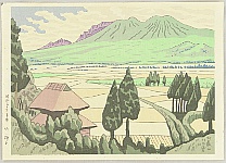 Takeji Asano 1900-1999 - Mt. Aso - artelino Art Auctions. Takeji Asano 1900-1999 - Mt. Aso