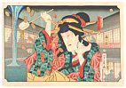 Yoshikazu Utagawa active ca.1850-70 - Money and Courtesan - Yonjuhakkei no Uchi - artelino Art Auctions. Yoshikazu Utagawa active ca.1850-70 - Money and Courtesan - Yonjuhakkei no Uchi