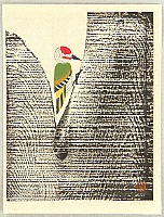 Toshiro Maeda 1904-1990 - Woodpecker - artelino Art Auctions. Toshiro Maeda 1904-1990 - Woodpecker