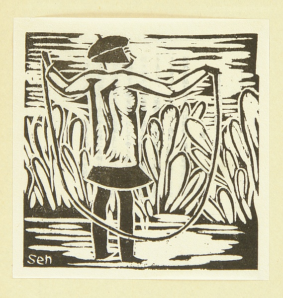 Senpan Maekawa 1888-1960 - Outdoor Small Works - Skipping Rope - artelino Art Auctions. Senpan Maekawa 1888-1960 - Outdoor Small Works - Skipping Rope