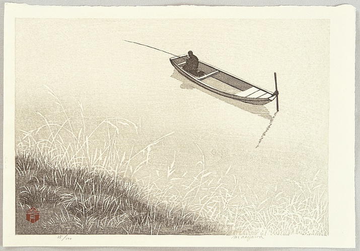 Masaharu Aoyama 1893-1969 - Boat - artelino Art Auctions. Masaharu Aoyama 1893-1969 - Boat