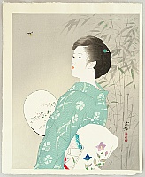 Shinsui Ito 1898-1972 - Beauty and Firefly - artelino Art Auctions. Shinsui Ito 1898-1972 - Beauty and Firefly