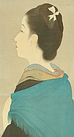 Kiyokata Kaburagi 1878-1973 - The Manners and Customs of the Beauties in Meiji Era - Moon - artelino Art Auctions. Kiyokata Kaburagi 1878-1973 - The Manners and Customs of the Beauties in Meiji Era - Moon