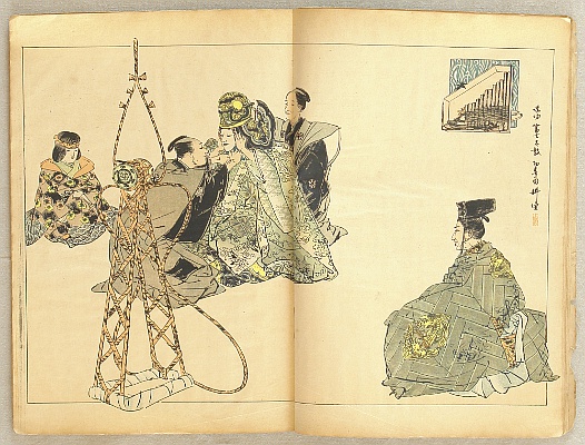 not identified - Illustrated Magazine for Customs and Manners - Vol.273, Green House - artelino Art Auctions. not identified - Illustrated Magazine for Customs and Manners - Vol.273, Green House