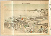 not identified - Illustrated Magazine for Customs and Manners - Vol.97, Oiso Beach - artelino Art Auctions. not identified - Illustrated Magazine for Customs and Manners - Vol.97, Oiso Beach