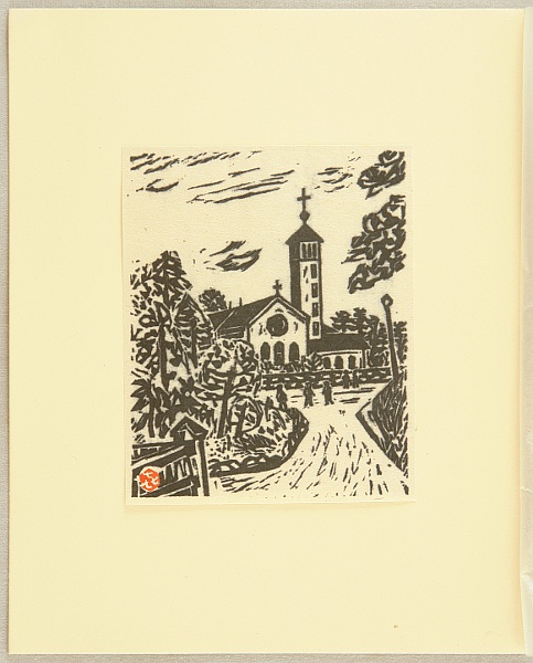 Kihei Sasajima 1906-1993 - Collection of Prints - Church - artelino Art Auctions. Kihei Sasajima 1906-1993 - Collection of Prints - Church