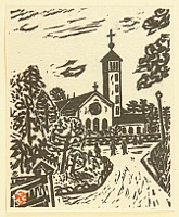 Kihei Sasajima 1906-1993 - Collection of Prints - Church - artelino Art Auctions. Kihei Sasajima 1906-1993 - Collection of Prints - Church